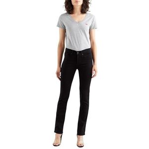Levi's Dames Slim jeans 312 Shaping Slim, Soft Black, 34W / 32L