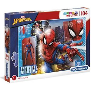 Puzzel Spiderman (104st) - Clementoni Supercolor