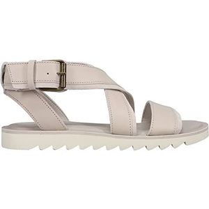 TOMS Sidney Tread platte sandaal voor dames, Putty, 42.5 EU