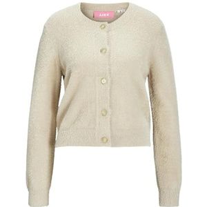 JACK & JONES Jxolivia gebreide cardigan voor dames, feather grey, S