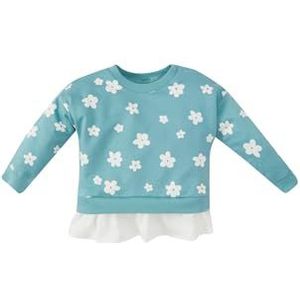 DeFacto Meisjestrui, schattige babytrui met lange mouwen, comfortabel sweatshirt voor pasgeborenen, schattig T-shirt met lange mouwen voor meisjes, hoogwaardige kindertrui, Conform groen, da 6 a 9