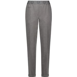 GERRY WEBER Edition broek vrije tijd verkort, Antraciet patroon, 40