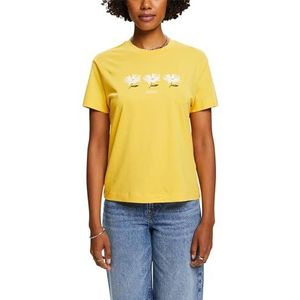 ESPRIT T-shirt voor dames, geel, XXL
