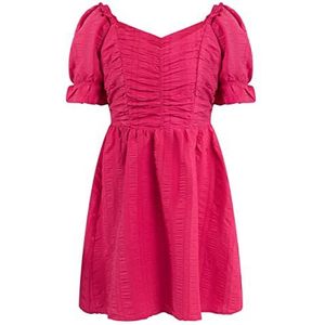 EYOTA Off-shoulder mini-jurk voor dames, roze, S