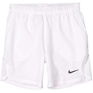 Nike Jongens Short Nikecourt Flex Ace, White/White/Black, CI9409-100, XS