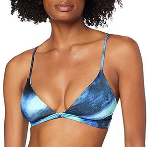 Seafolly Dames Ocean Ombre Twist Front Fixed Tri Bra Bikinitop, blauw (Blue Opal Blue Opal), 34