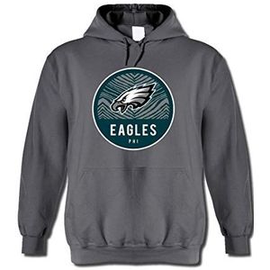 NFL Philadelphia Eagles Heren Team Grafisch Grijs Hoodie, grijs, X-Large