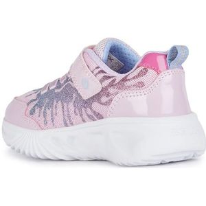Geox J Assister Girl C Sneaker, roze/Sky, 36 EU, Pink Sky, 36 EU