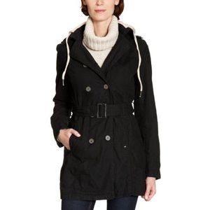 Mustang 0316-6078-440 Trench Coat voor dames, zwart (zwart), 36 NL