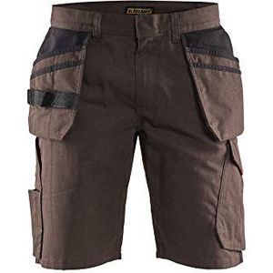 Blaklader 149413307899C58 Service Shorts met nagelzakken, bruin/zwart, maat C58