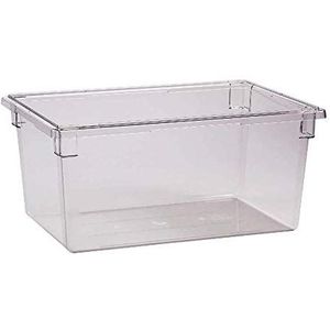 Cambro 182612CW135 Clear Camwear Clear Polycarbonaat Voedsel Opbergdoos 18 'x 26' x 12'