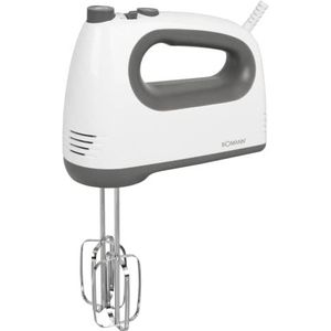 Bomann HM 6054 CB wit - Handmixer - Wit - Zwart