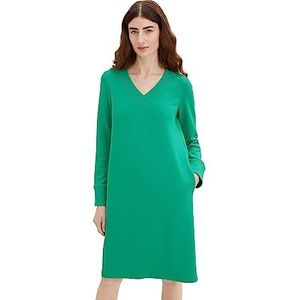 TOM TAILOR Dames Jurk 1035222, 31032 - Vivid Leaf Green, 36