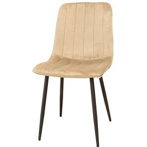 Gardenia Stoel Linda staal, taupe, 1