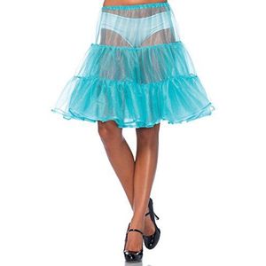LEG AVENUE A1965 - Knee Length Petticoat Skirt Petticoats, Einheitsgröße (Tiffany-Blau)