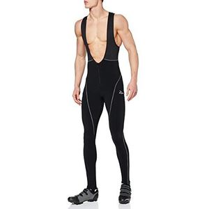 Rogelli Heren wielersport broek lang met inzetstuk Barasso, zwart, XL