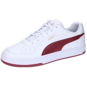 PUMA Unisex Caven 2.0 Sneaker, Puma Wit Intens Rood PUMA Goud, 42.5 EU