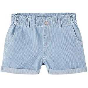 NAME IT meisjes shorts, blauw (medium blue denim), 116 cm