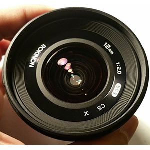 Rokinon 12mm F2.0 NCS CS Ultra groothoeklens voor Fuji X-mount digitale camera's (zwart) (RK12M-FX) - vast