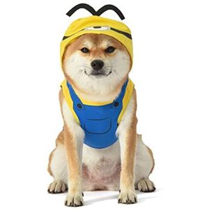 Minions Despicable Me Hondenkostuum voor Halloween | Hondenkostuum met capuchon van de Minions | Schattig Minion-kostuum voor honden, klein hondenkostuum voor kleine honden, maat XS