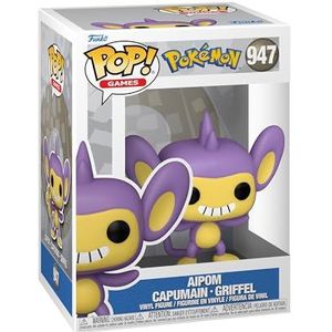 Funko POP! Games: Pokemon - Aipom - Vinylfiguur om te verzamelen - Cadeau-idee - Officiële Merchandise - Speelgoed voor kinderen en volwassenen - Fans van videogames - Modelfiguur voor verzamelaars en