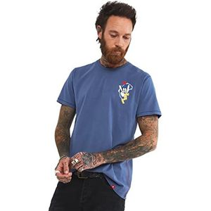 Joe Browns Heren Rock n Roll Sounds grafisch T-shirt, blauw, M