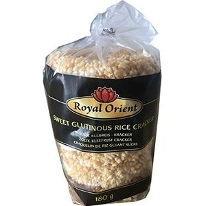 Royal Orient Zoet Kleverig Rijst Crackers 12 Pak van 180 g