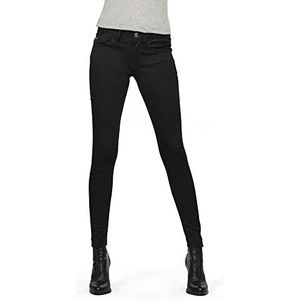 G-Star Raw Lynn D-Mid Waist Super Skinny spijkerbroek dames, Black Denim, 23W / 30L