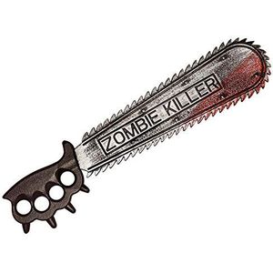 Boland 72267 Zombie Killer, kettingzaag, lengte 50 cm, dummy van kunststof, wapen, kostuum, accessoires, carnaval, themafeest, Halloween