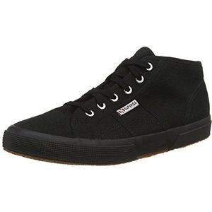 Superga 2754-COTU, High-top voor volwassenen, uniseks, Zwart full black, 44.5 EU