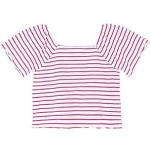 Gocco Gestreept T-shirt voor meisjes, Aardbei, 10 Jaar