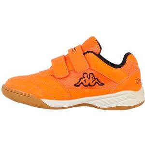 Kappa Kickoff sneaker uniseks-kind,Oranje Zwart 4411,32 EU