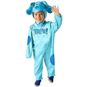 Blue dog doggie blue onesie plush boy costume disguise official Blue's Clues (Size 4-6 years)