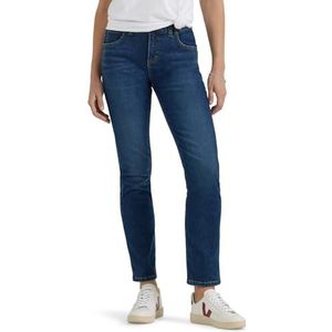 Lee Women's Ultra Lux Comfort with Flex Motion Slim Straight Jean with Ever Fit, Dark Dream, 10 Short