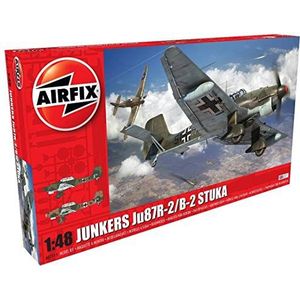 Airfix-modelset - A07115 Junkers JU87B-2/R-2 modelbouwset - plastic modelvliegtuigsets voor volwassenen en kinderen vanaf 8 jaar, set inclusief sprues en stickers - schaalmodel 1:48