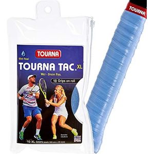 Unique Tourna Tac Handgrepen voor volwassenen, uniseks, blauw, 10 stuks, één maat