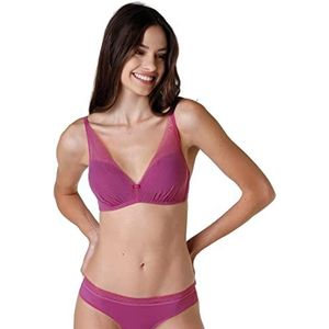 lovable italy soc. Unipersonale Sensual Touch Exclusive gevoerde beha zonder beugel, violet, 38C voor dames, Paars