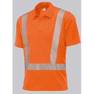 BP 2132 260 Unisex poloshirt van duurzaam gemengd weefsel warange, maat XL