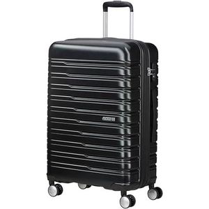 American Tourister Flashline - Spinner M, koffer, 67 cm, 69/75 L, zwart (Shadow Black), zwart schaduwzwart, Spinner M (67 cm - 69/75 L), Koffer en trolleys