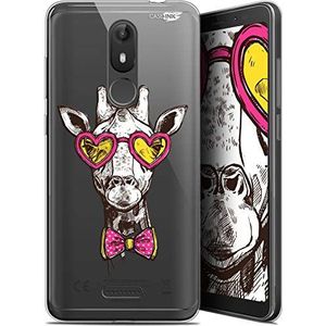 Beschermhoes voor Wiko View Lite, ultradun, motief: Hipster Giraffe