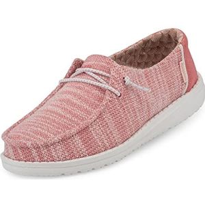 Hey Dude Wendy Youth Moc Toe Schoenen voor meisjes, Stretch Coral Pearl, 31 EU