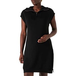 Supermom Dames Tunic Buxton mouwloze jurk, Black-P090, L