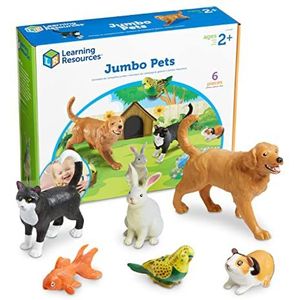 Learning Resources Jumbo Huisdier Speelgoed Figuren 6-Stuk Set