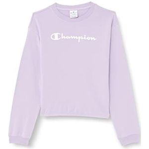 Champion Legacy American Classics-Powerblend Logo Boxy Crewneck sweatshirt, lavendel, 3-4 jaar meisjes