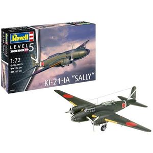 Revell 03797 Ki-21-la Sally 1:72 Schaal Ongebouwd/Ongelakt Plastic Model Kit