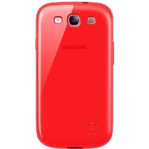 Belkin Grip Tint beschermhoes (geschikt voor Samsung Galaxy S3) rood