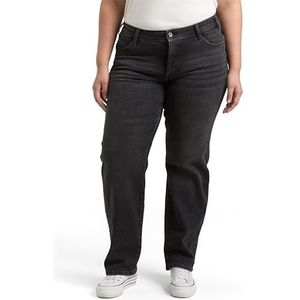TOM TAILOR Plussize damesjeans, 39420 - Faded Black, 44 Grote maten