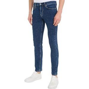 Calvin Klein Jeans Heren Slim Denim Broek Denim, 31/32, Denim Donker, 31W / 32L