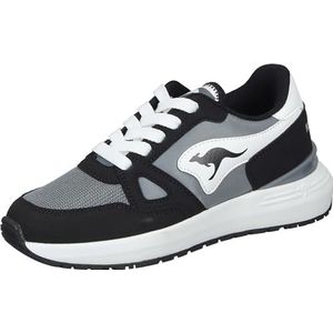 KangaROOS K-Sneak Jay Sneaker, Jet Black/Steel Grey, 28 EU, Jet Black Steel Grey, 28 EU