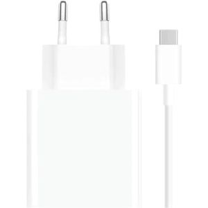 Xiaomi Charging Combo 33 W Type-A USB-C-laadstekker, oplader kop voor alle mobiele telefoons, universele oplader, 33 W, wit
